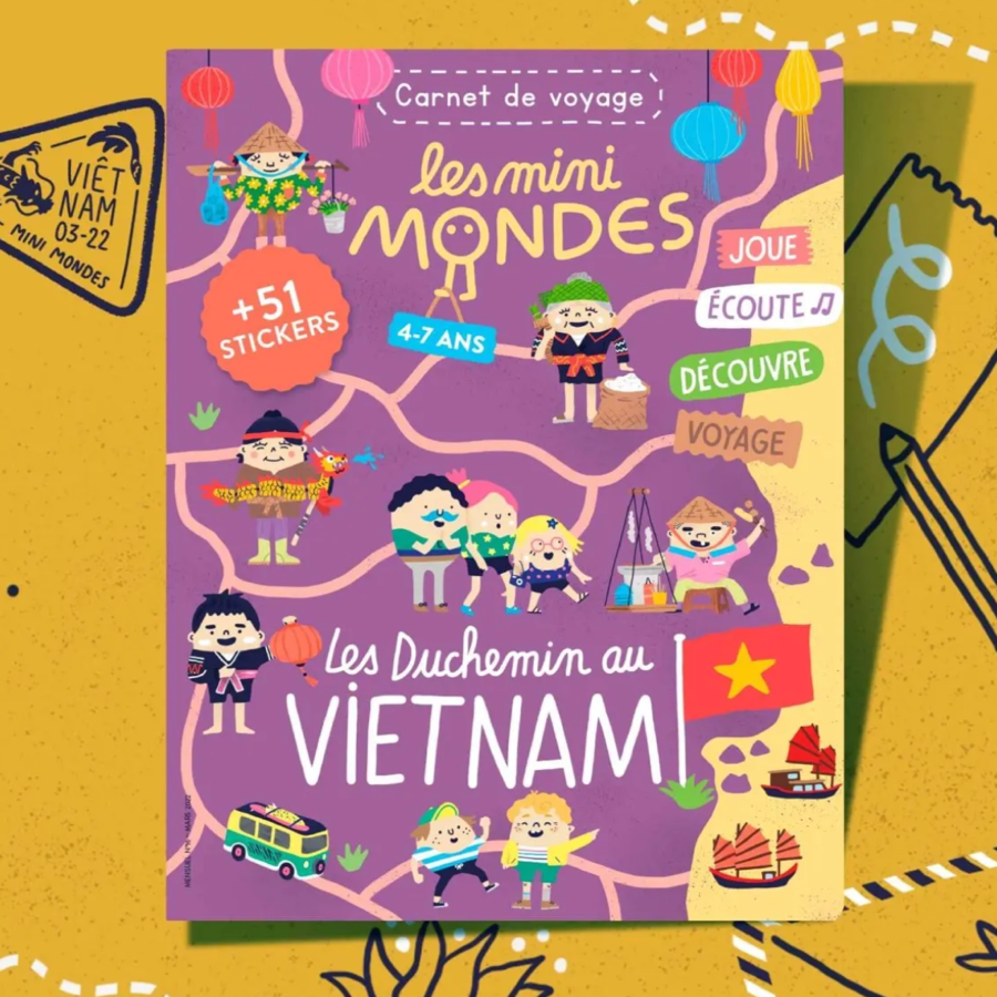Magazine de voyage Vietnam 4-7 ans Les minis mondes