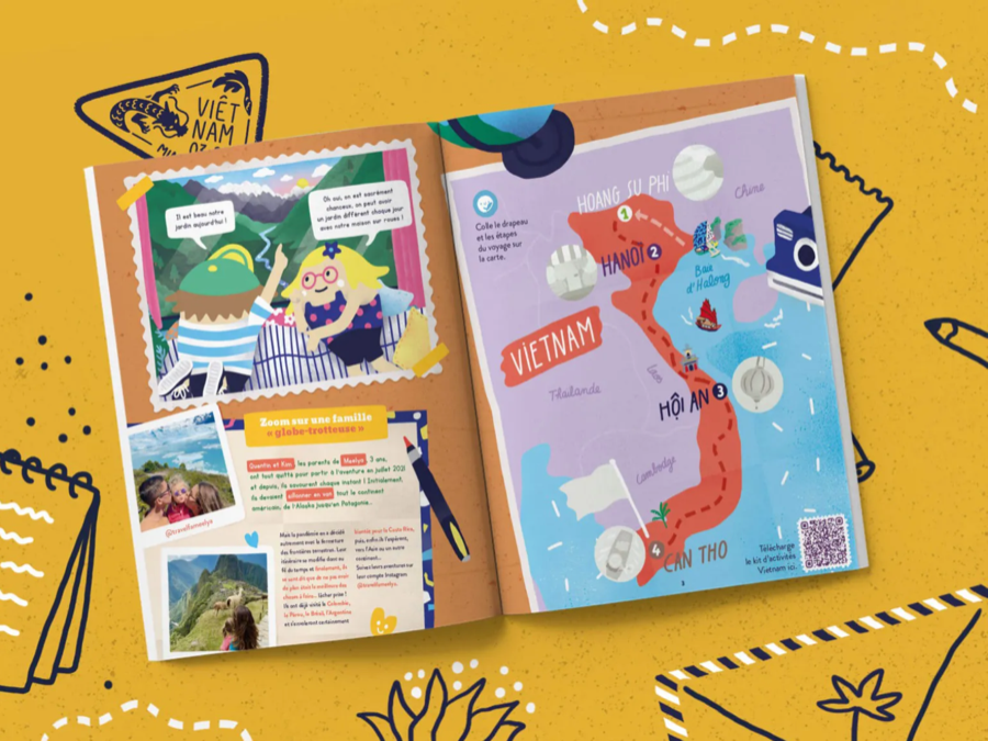 Magazine de voyage Vietnam 4-7 ans Les minis mondes