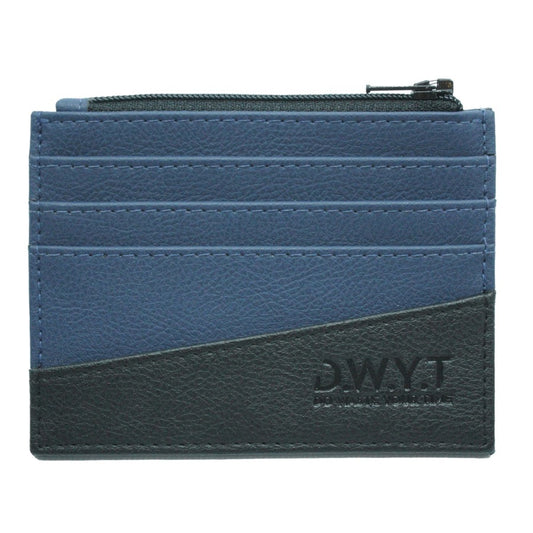 porte-cartes bleu noir