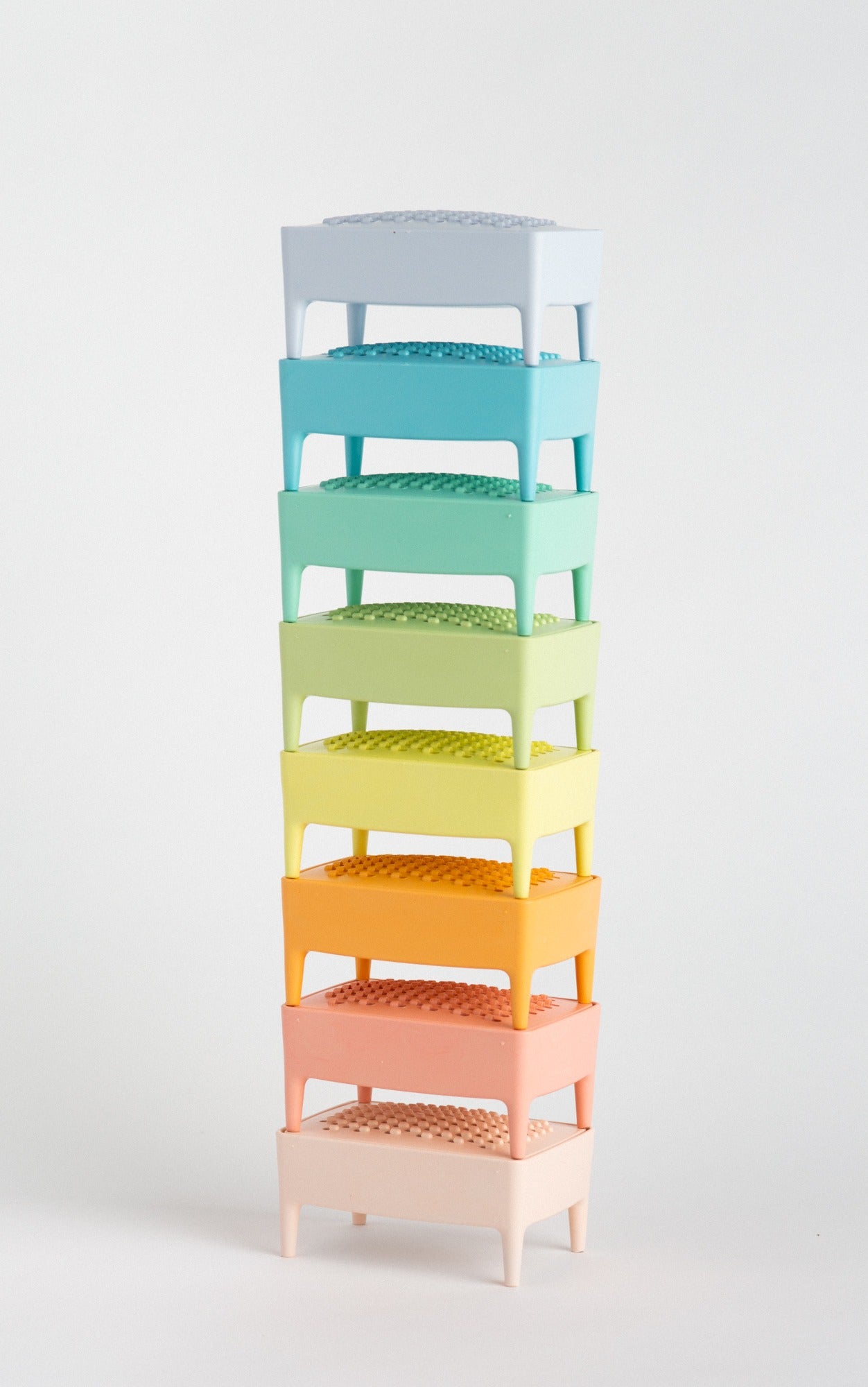 Porte savon en plastique recyclé - jaune