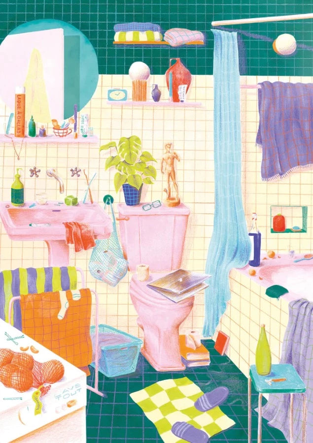 Puzzle 1000 pièces - La soirée mousse
