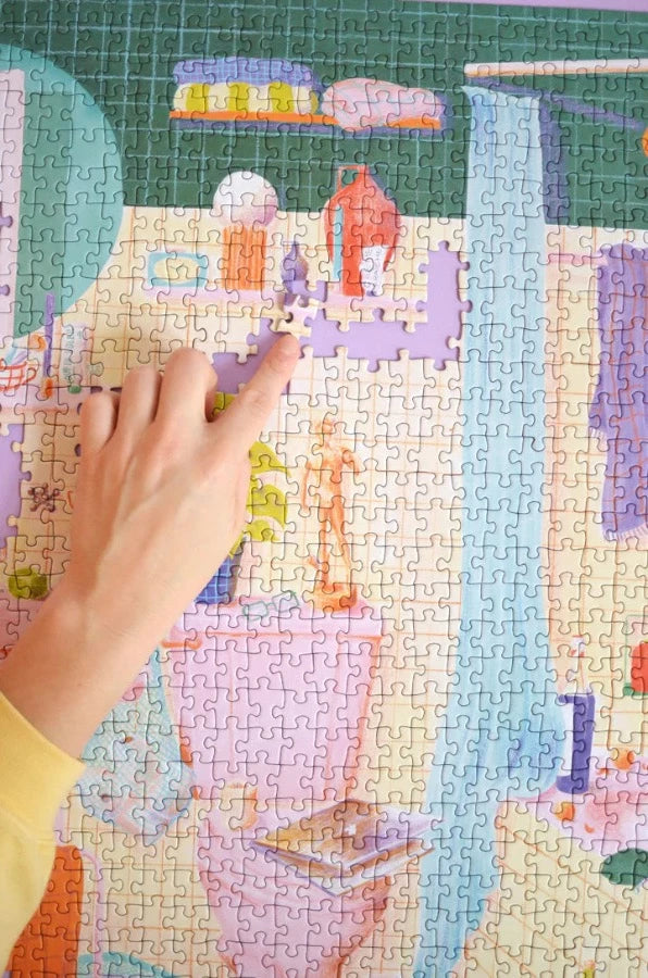 Puzzle 1000 pièces - La soirée mousse