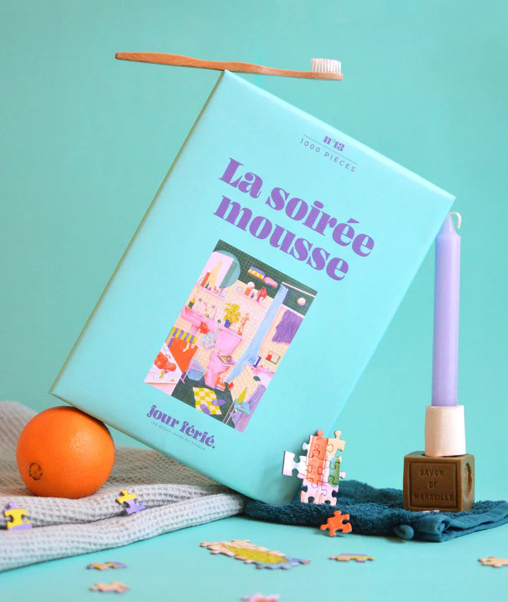 Puzzle 1000 pièces - La soirée mousse