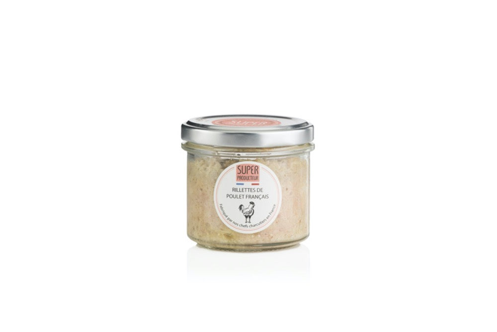 Rillettes de poulet made in France Superproducteur