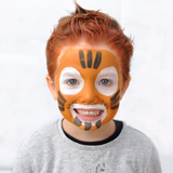 Maquillage déguisement bio et naturel zèbre et tigre