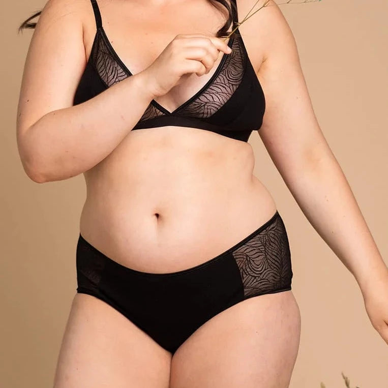 Shorty Savannah noir - Olly lingerie