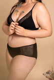 Shorty Savannah noir - Olly lingerie
