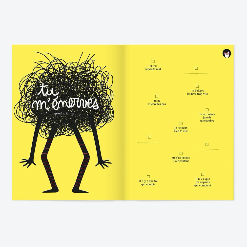 Telle mère tel fils, livre à remplir à 2. Edition minus