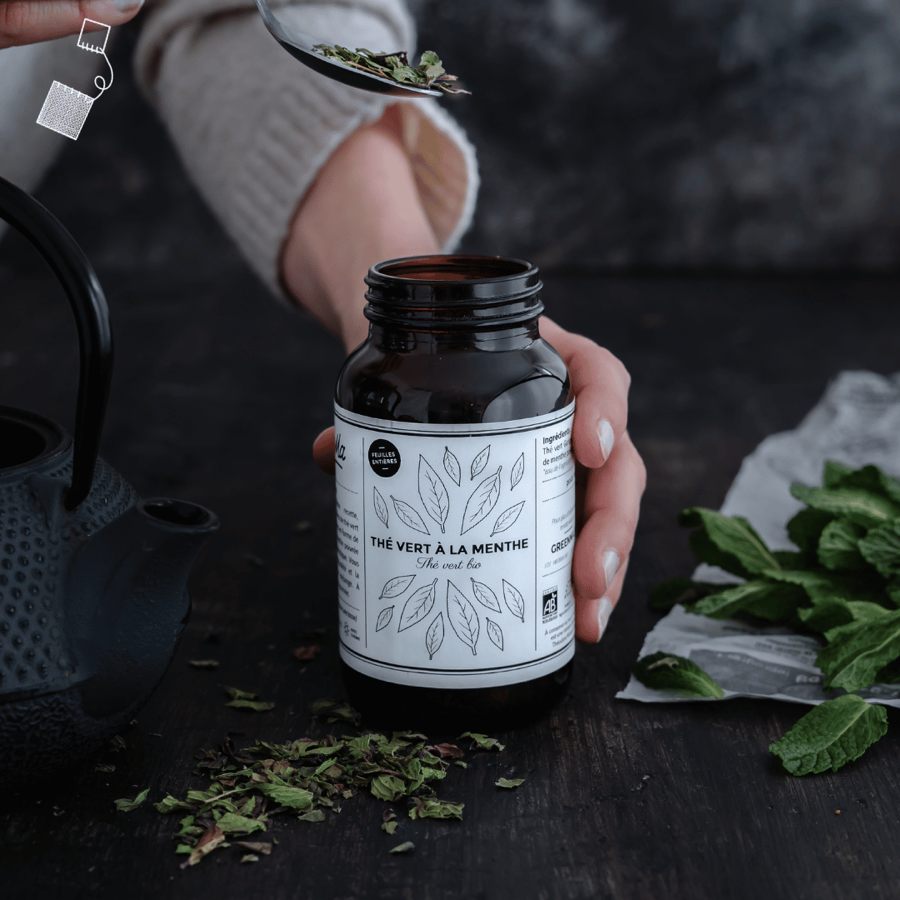 Thé vert à la menthe en vrac greenma