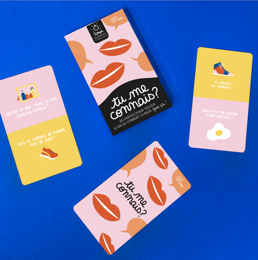Je de carte Tu me connais ? 5 minutes de moments complices