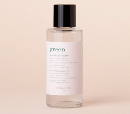 eau dissolvante, dissolvant 100% naturel Manucurist