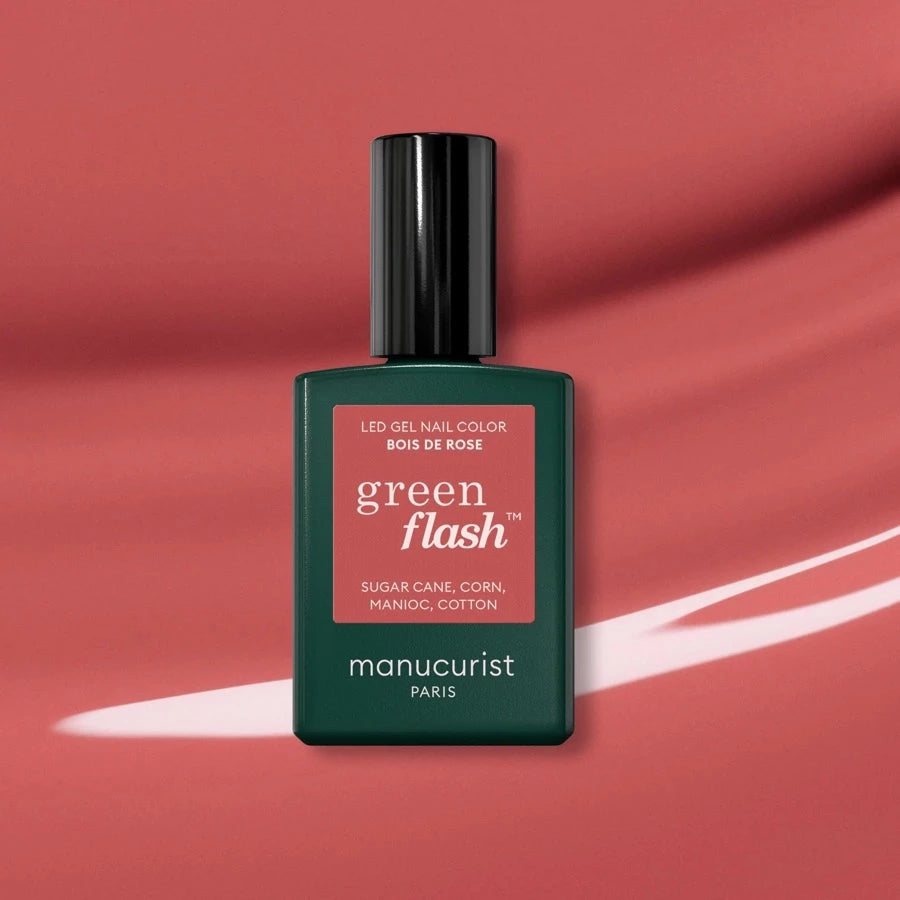 Vernis bois de rose semi permanent green flash Manucurist