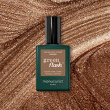 Vernis semi permanent Green  Flash Manucurist couleur Bronzé