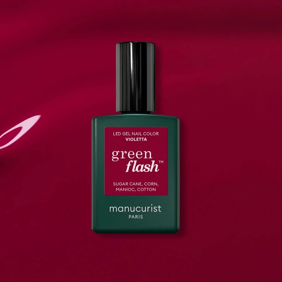 Vernis Green Flash semi permanent Violeta Manucurist