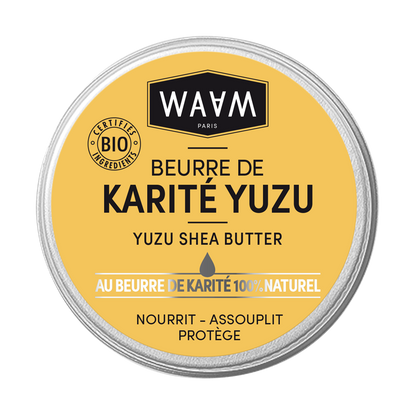 Beurre de karité brut au yuzu Bio Waam