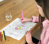 Sets de table à colorier Fantastic OMY