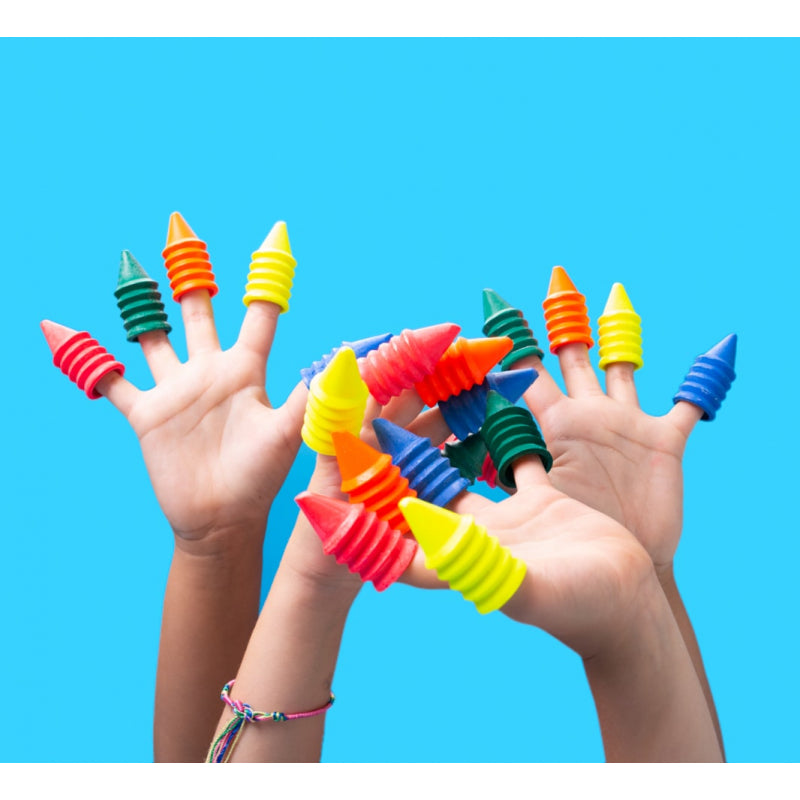 finger crayons
