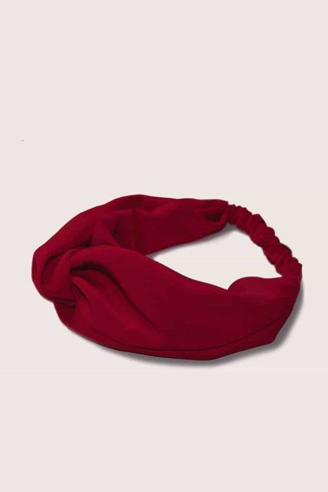 Headband uni Bordeaux Made in Paris Laure Derrey