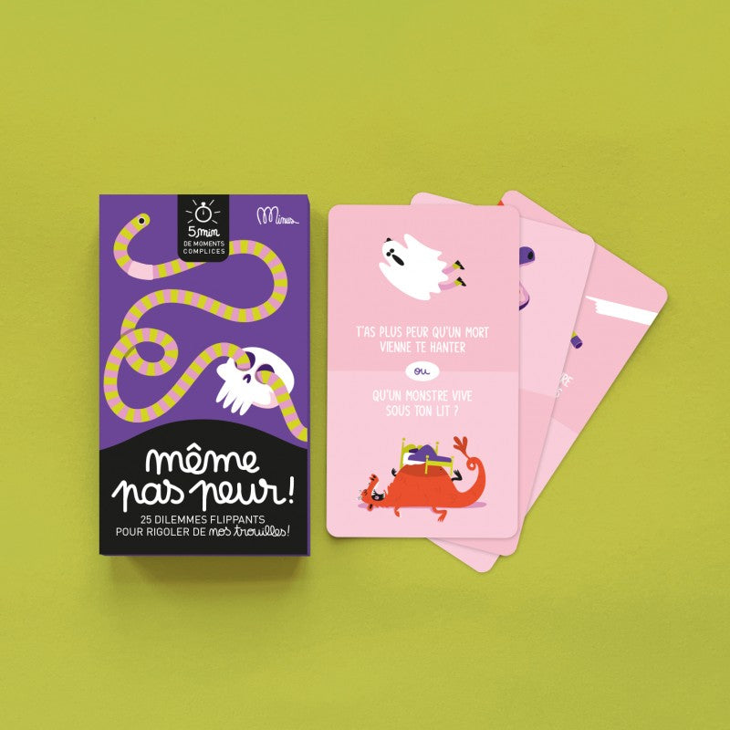 Jeu de carte 5 minutes de moments complices Même pas peur
