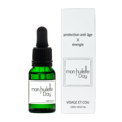 Mon huilette Day, huiles végétales et huiles essentielles visage - Les huilettes