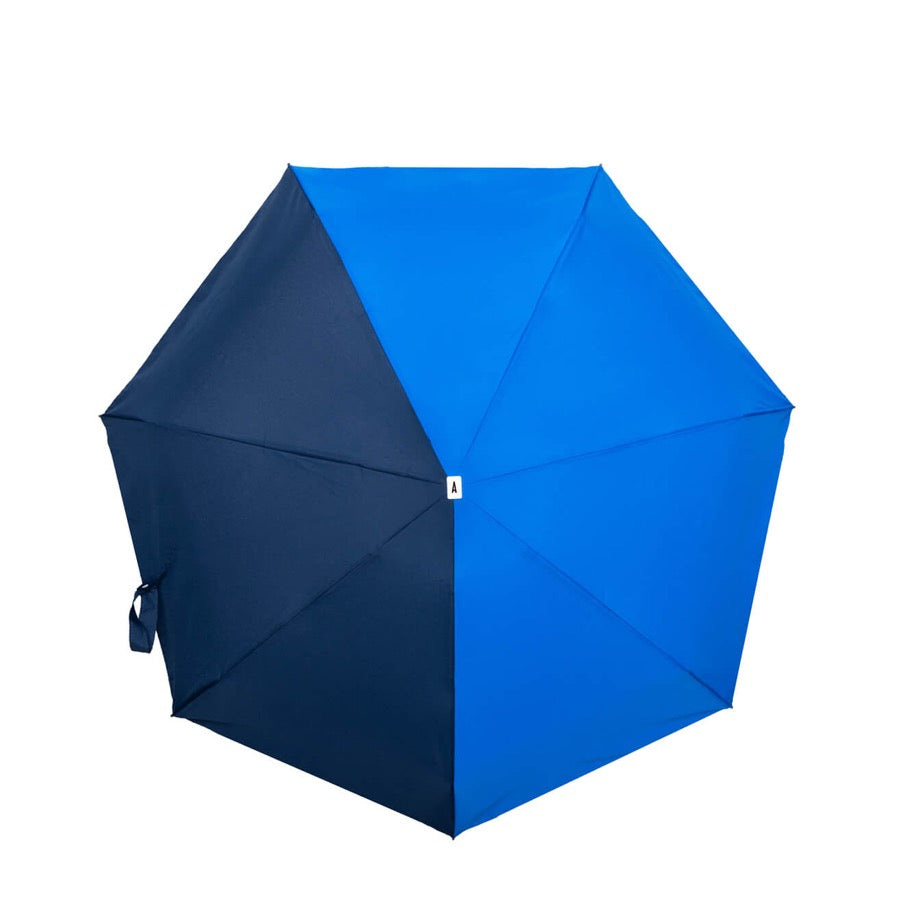 Parapluie bicolore bleu roi/marine Anatole Paris
